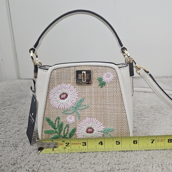 Authentic BNWT Kate Spade Floral Embroidered Bag - Picture 12 of 14
